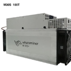 SHA256 অ্যালগরিদম Whatsminer M30S+ 100T BTC মাইনিং মেশিন 3400W
